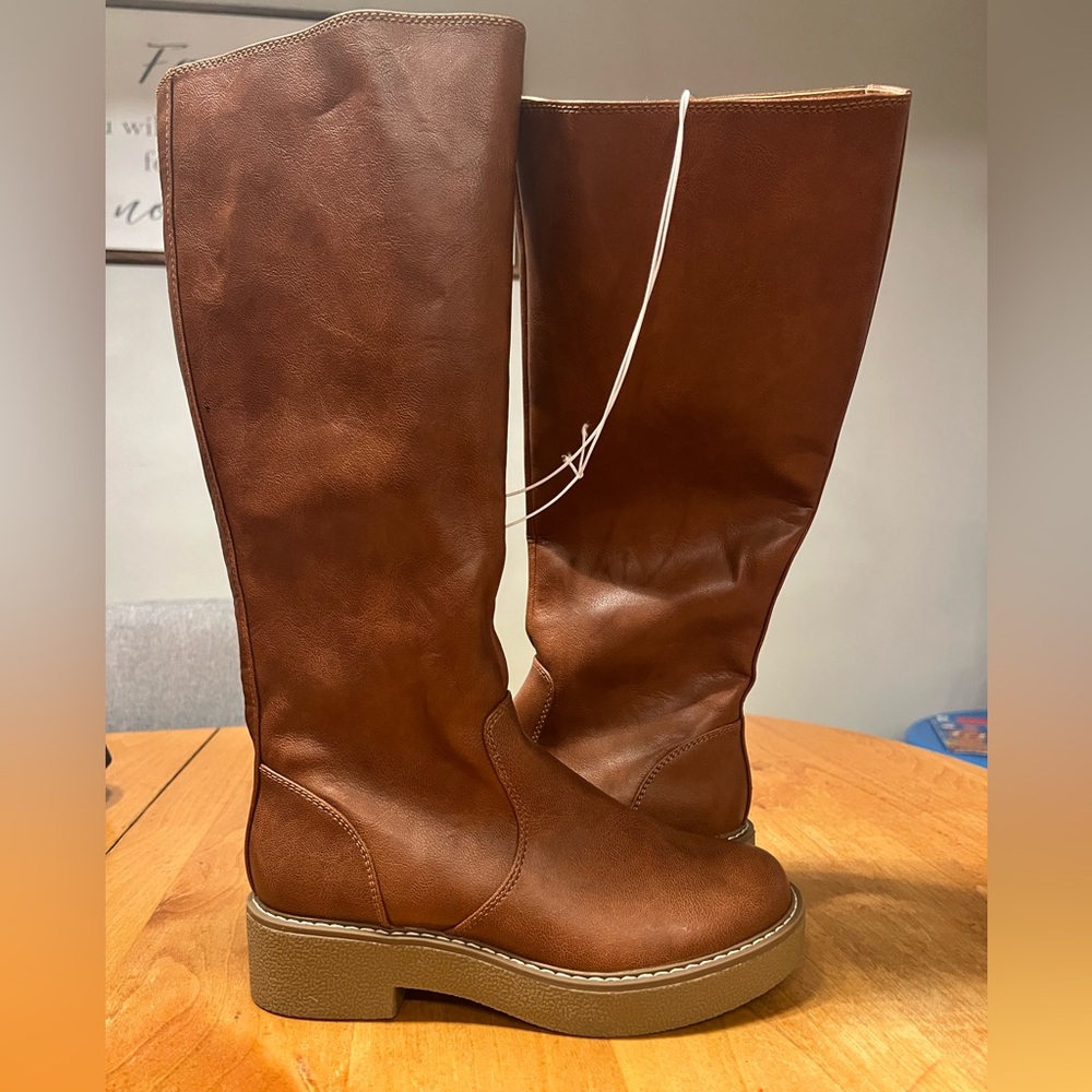 Brown Leather Boots